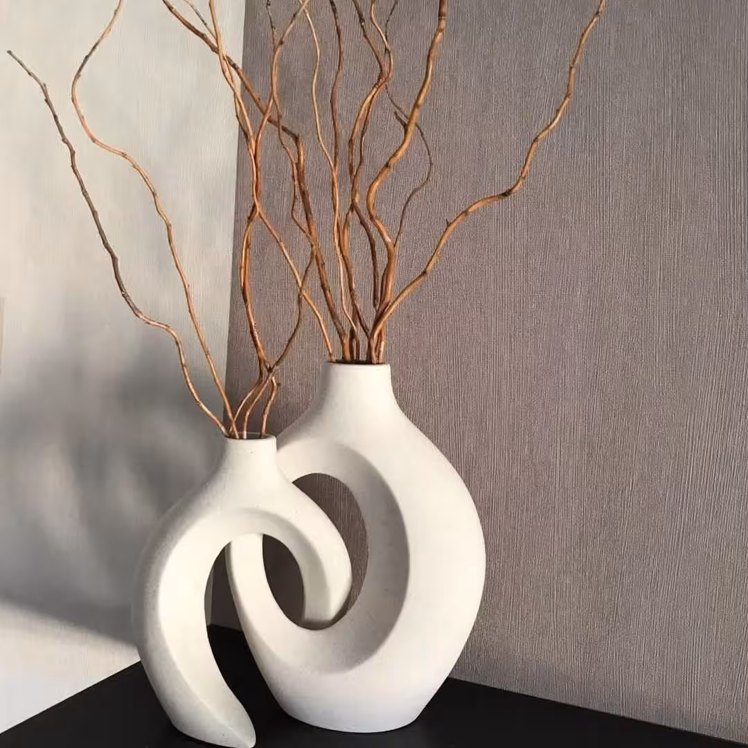 گلدان مدرن دوتایی