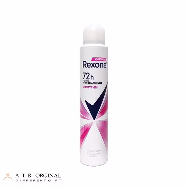 اسپری ضد تعریق زنانه رکسونا مدل BIORYTHM حجم 200 میل