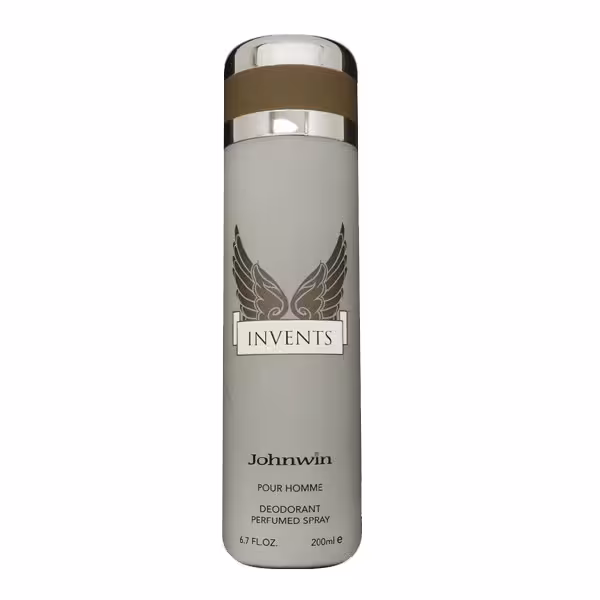 اسپری بدن مردانه جانوین مدل اینونتس INVENTS حجم 200 میلی لیتر | Johnwin spray INVENTS 200 ML