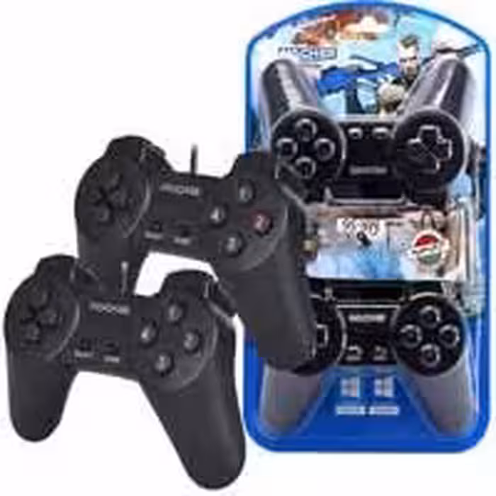 گیم پد دوبل ساده مشکی Macher MR-56