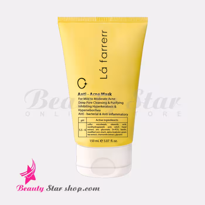 ماسک صورت ضد آکنه لافارر مناسب پوست های مستعد آکنه حجم 150 میلی لیتر