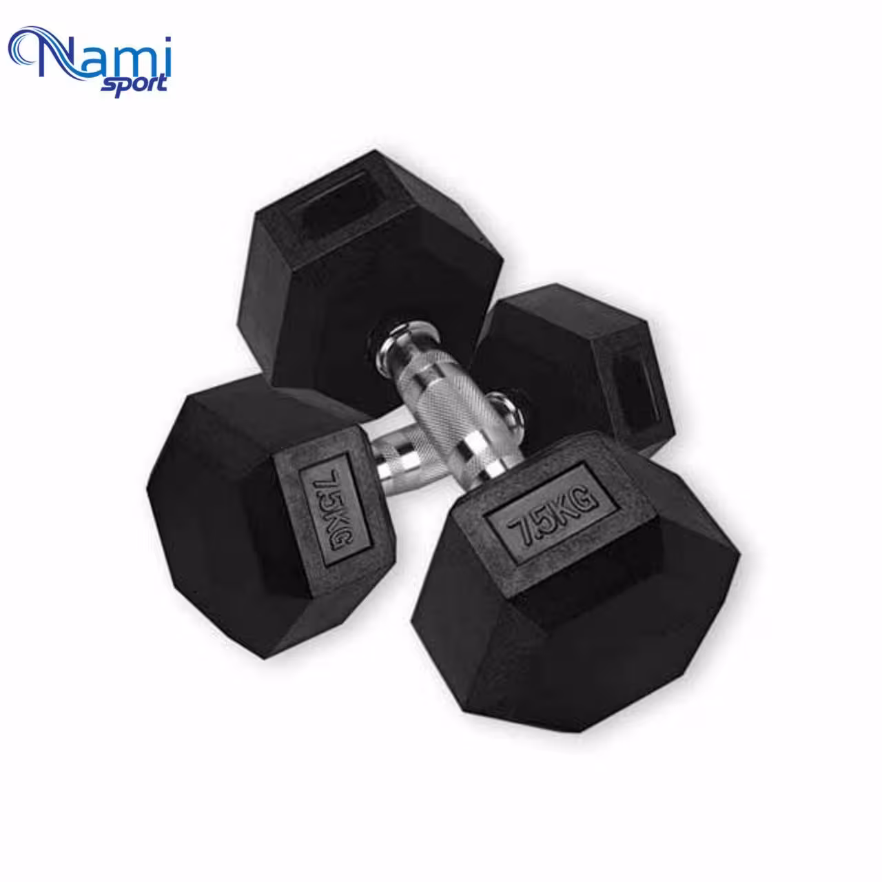 دمبل شش ضلعی 17.5 کیلویی  hexagonal dumbbell