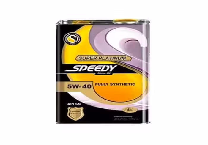 روغن موتور اسپیدی مدل سوپر پلاتینیوم SN 5W40 حجم چهار لیتر
