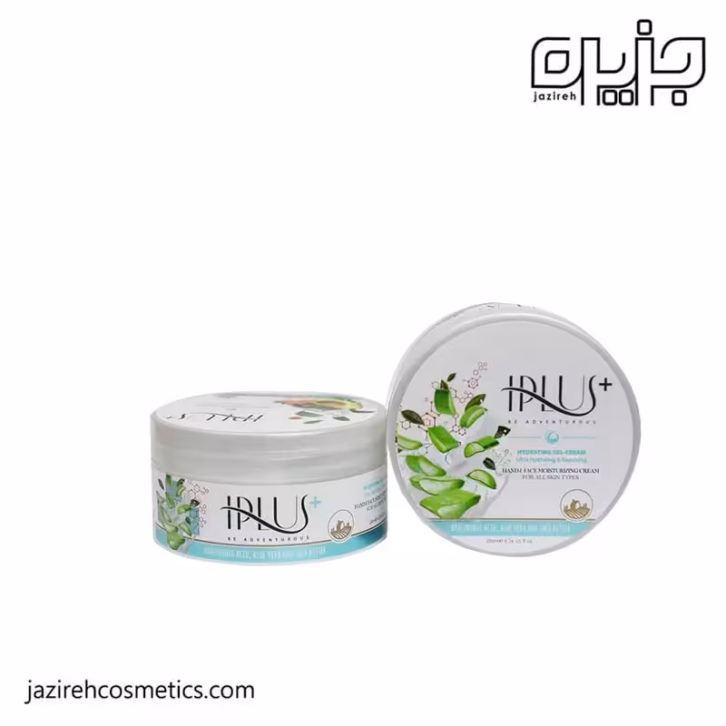 کرم ژل آبرسان و مرطوب کننده حاوی آلوئه ورا و هیالورونیک اسید 200میل