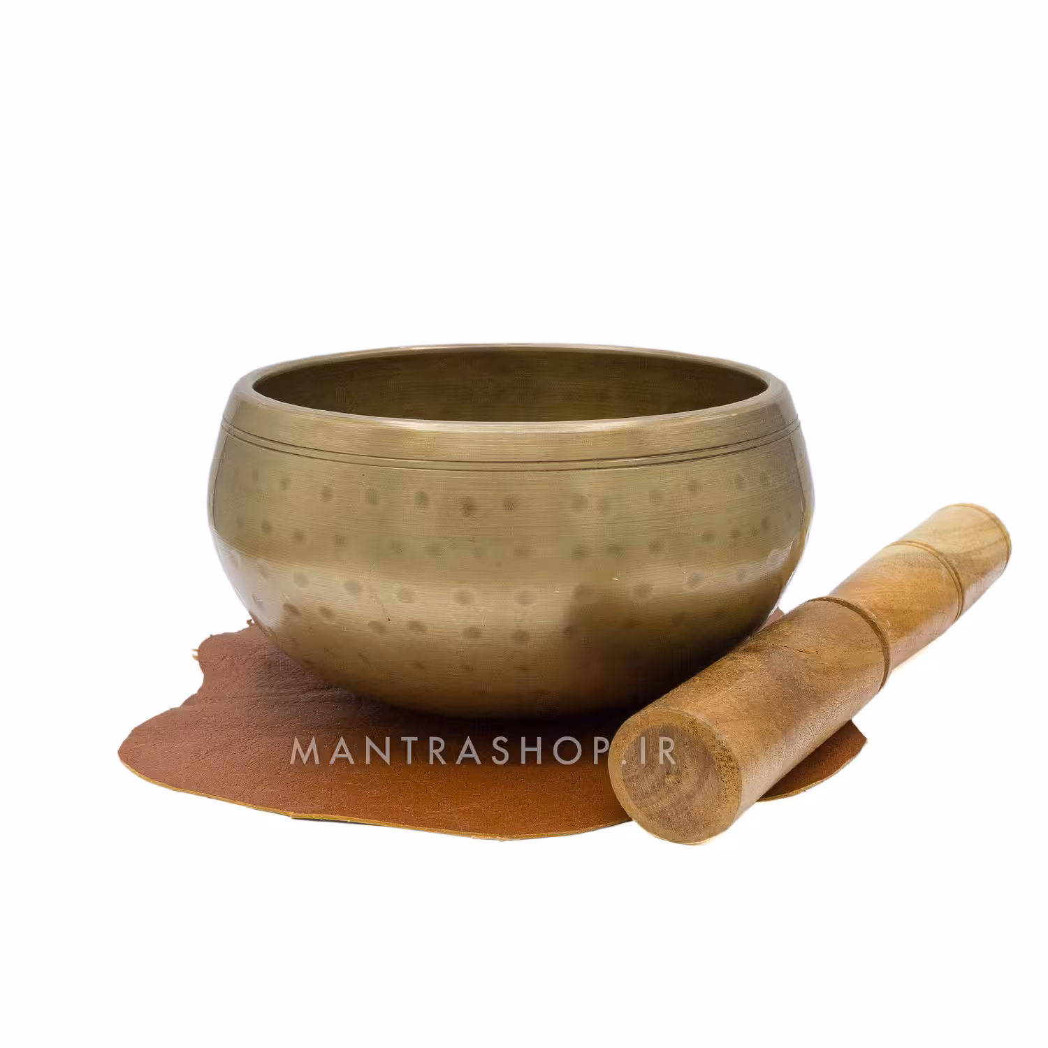 کاسه تبتی چکش کاری شده رنگ برنزی – قطر دهانه 12 سانتی متر