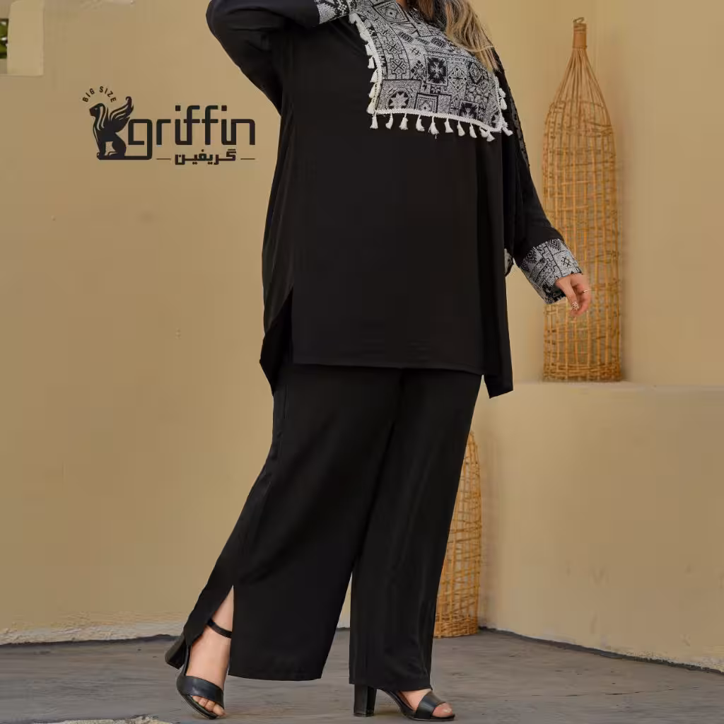 مانتوشلوار سنتی سایزبزرگ