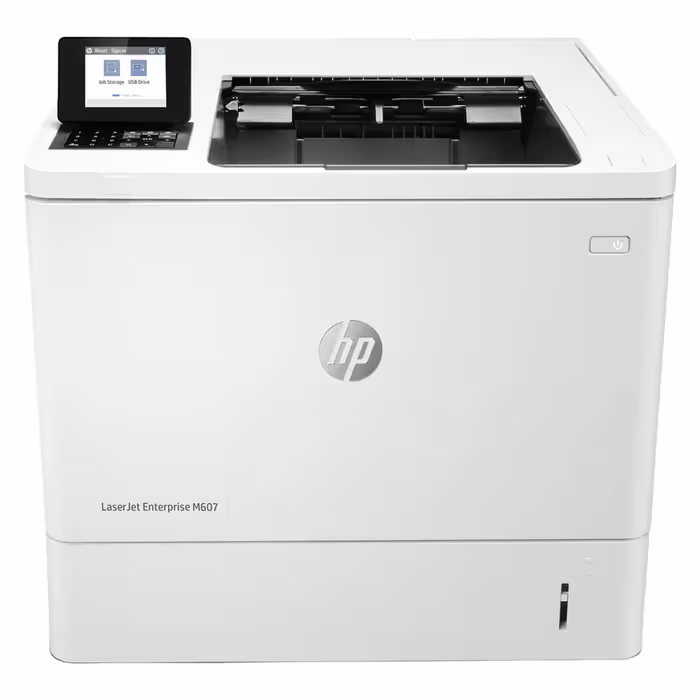 پرینتر اچ پی تک رنگ تک کاره با چاپ لیزری مدل LaserJet Enterprise M607dn