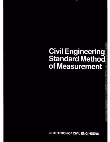 خرید و دانلود نسخه کامل کتاب Civil Engineering Standard Method of Measurement 2nd Ed.