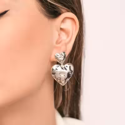 گوشواره رادیوم میخی جنس کوپر sku171