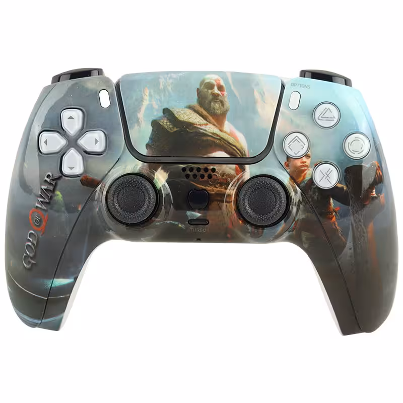 دسته بازی بی سیم طرح پلی استیشن فایو P4-Plus T29 God Of War PS4 / PC
