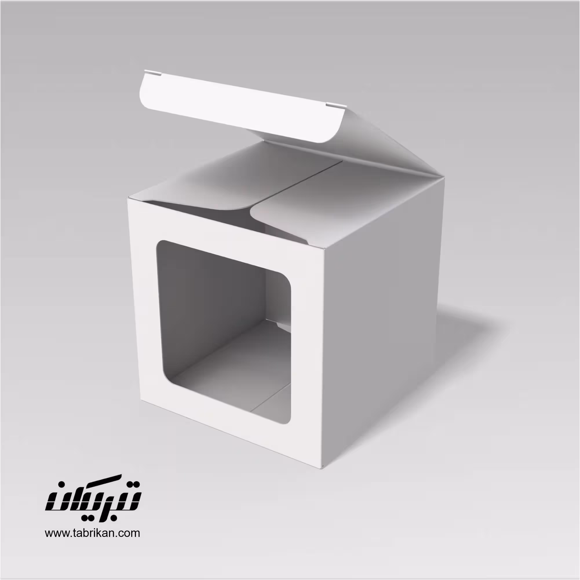 فایل آماده قالب تیغ جعبه پنجره دار