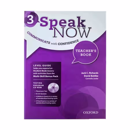کتاب معلم اسپیک نو سه Speak Now 3 Teachers Book