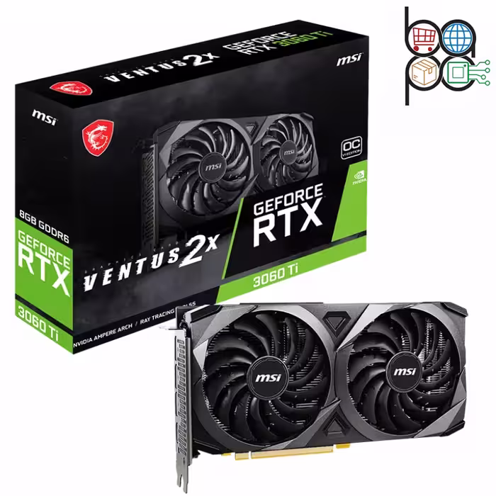 کارت گرافیک MSI RTX 3060 TI VENTUS 2X 8G OC