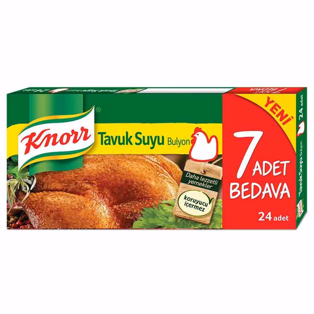 عصاره مرغ کنور Knorr بسته 24 عددی