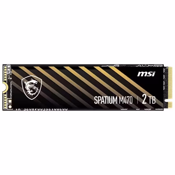 اس اس دی اینترنال ام اس آی مدل MSI SPATIUM M470 Pro 2TB PCIe 4.0 NVMe M.2 ظرفیت دو ترابایت