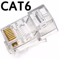سوکت شبکه Cat6 AMP پلاستیکی