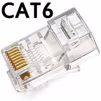 سوکت شبکه Cat6 AMP پلاستیکی
