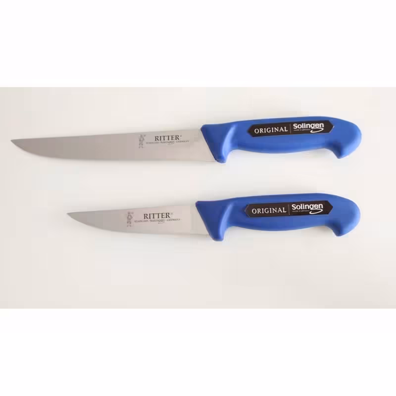 ست 2 عددی چاقوی قصابی 13 و 21 سانتیمتری زولینگن آلمان