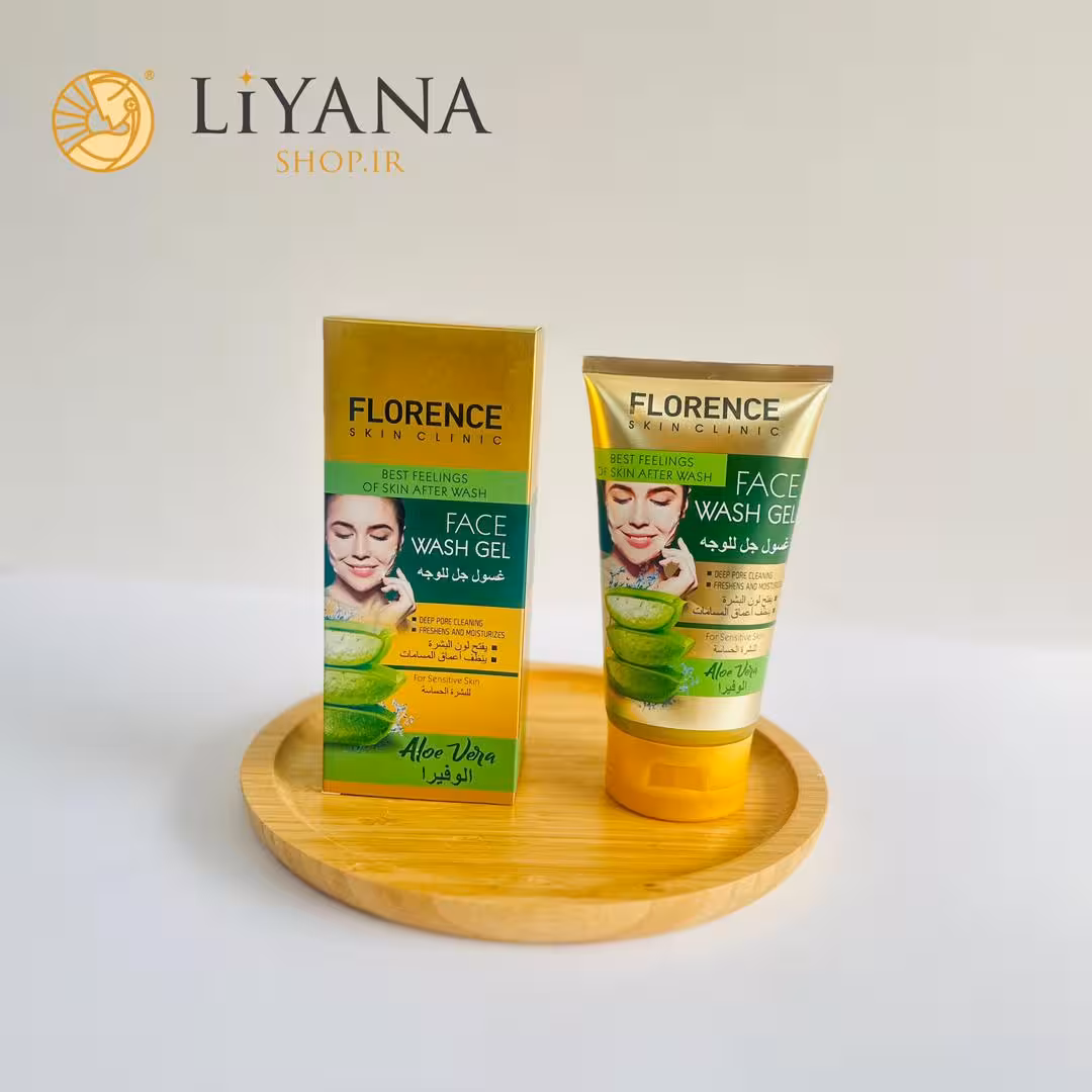 ژل شستشوی صورت فلورانس آلوورا FLORENCE FACE WASH GEL  لیاناشاپ