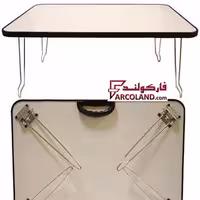 میز تحریر تاشوی وایت بردی ثنا مدل 70 همراه با یک ماژیک و تخته پاک کن