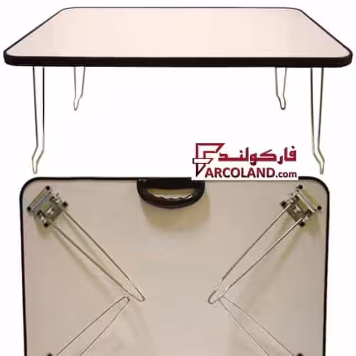 میز تحریر تاشوی وایت بردی ثنا مدل 70 همراه با یک ماژیک و تخته پاک کن