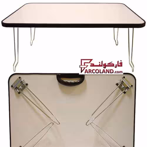 میز تحریر تاشوی وایت بردی ثنا مدل 70 همراه با یک ماژیک و تخته پاک کن