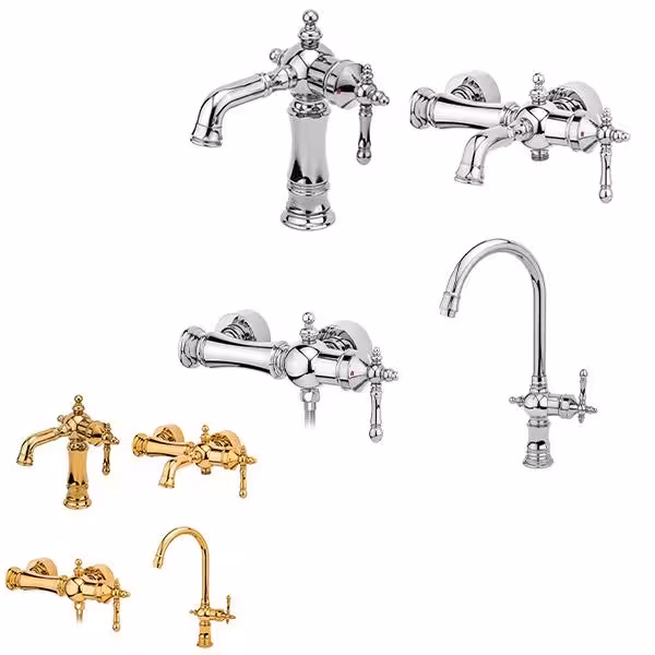 ست شیرآلات قهرمان مدل نگین