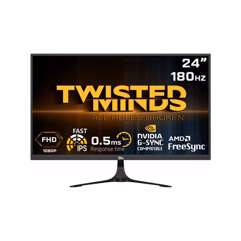 مانیتور گیمینگ 24 اینچ تویستد مایندز TM24FHD180IPS FHD 180Hz IPS 0.5ms