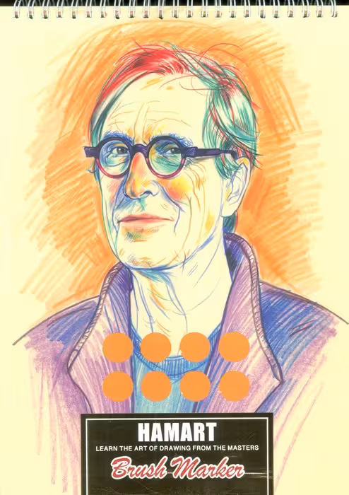 دفتر طراحی براش مارکر A4 (کد851)،(سیمی) - ناشربوک | خرید آنلاین کتاب