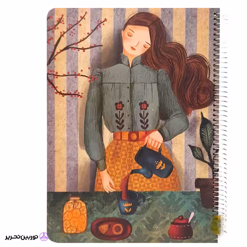 دفتر وزیری سیمی 100 برگ مجلد مستر نوت