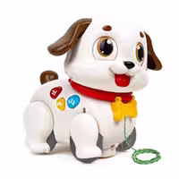سگ موزیکال برند هولا مدل Puppy، کد HE9977، باتری خور، راه رو، موزیکال و چراغدار