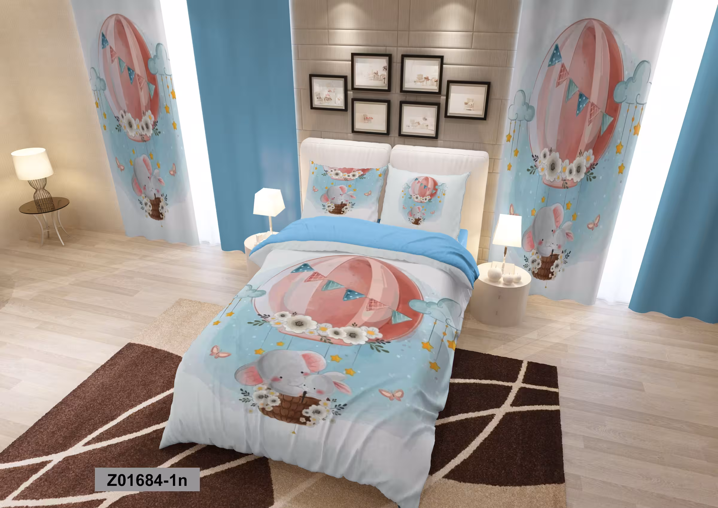 لحاف روتختی تنسل سه بعدی (3D) کالای خواب متین کد 1684