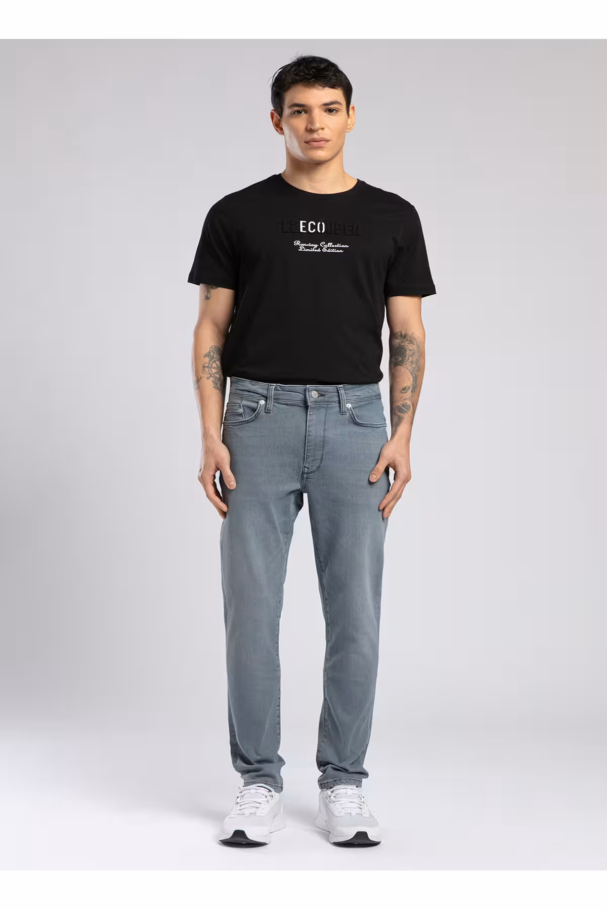 شلوار مردانه بلند کمر مردان جین 252 LCM Lee Cooper