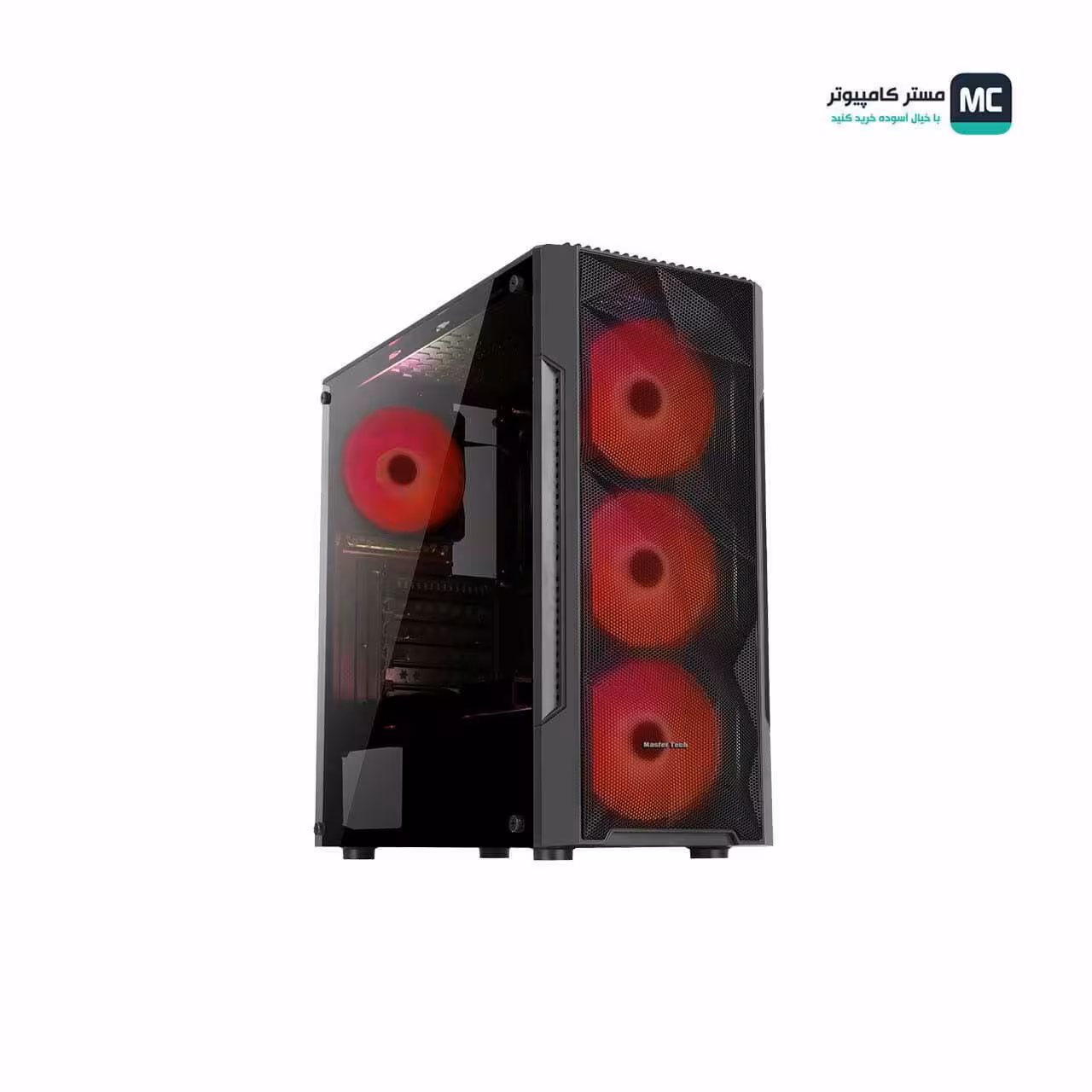 قیمت و خرید کیس گیمینگ مسترتک HUNTER GLASS