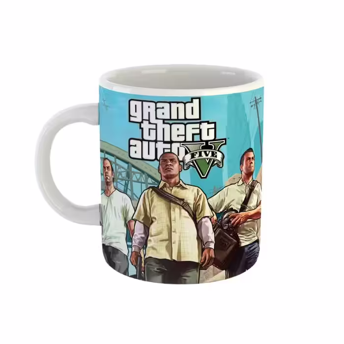 خرید ماگ-لیوان  بازی gta v  ps4 game کد 02