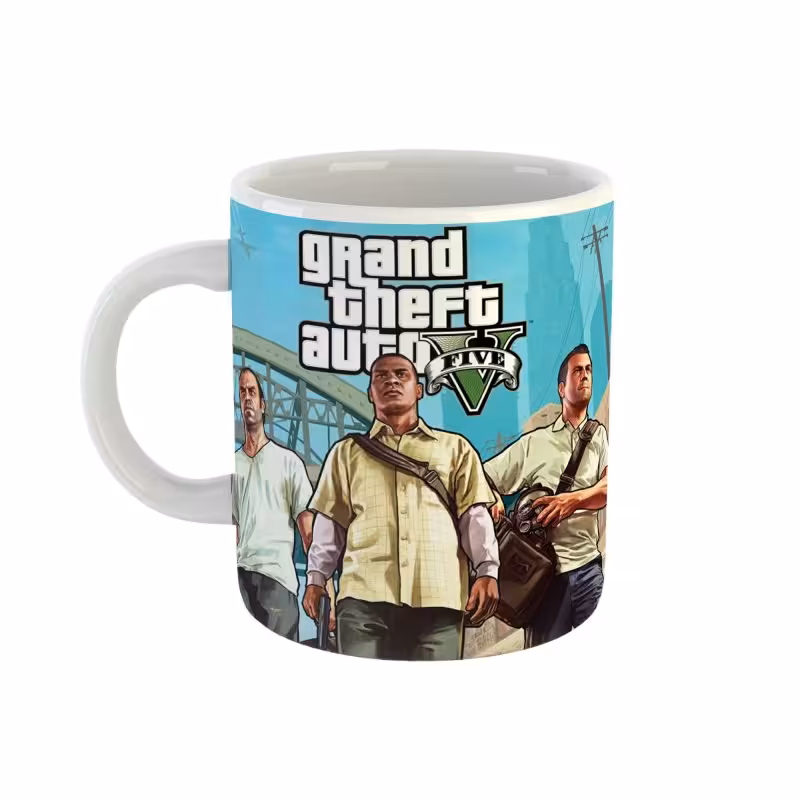 خرید ماگ-لیوان  بازی gta v  ps4 game کد 02
