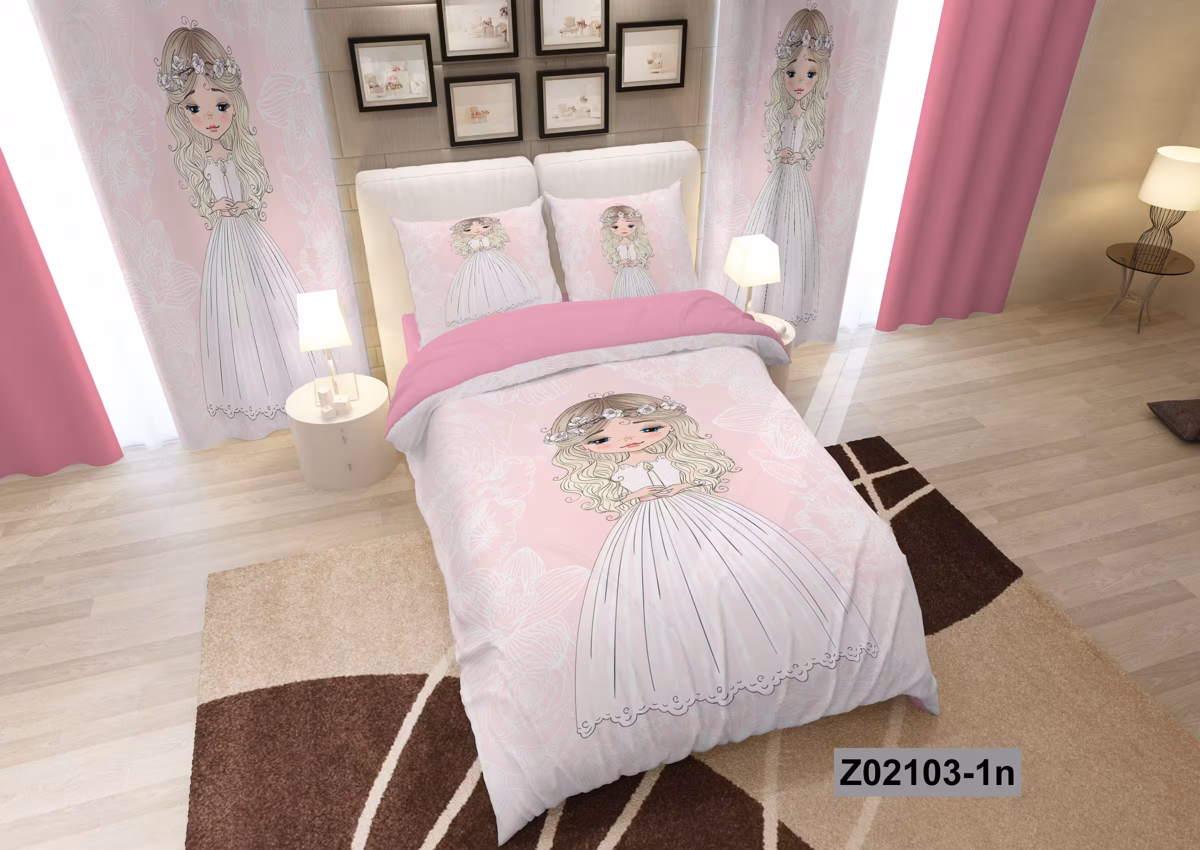 لحاف روتختی تنسل سه بعدی (3D) کالای خواب متین کد 2103