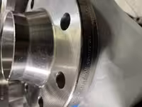 فلنج گلودار "4 ریس فیس کلاس 300 B16  رده 10 از جنس  NACE  SA182/F321