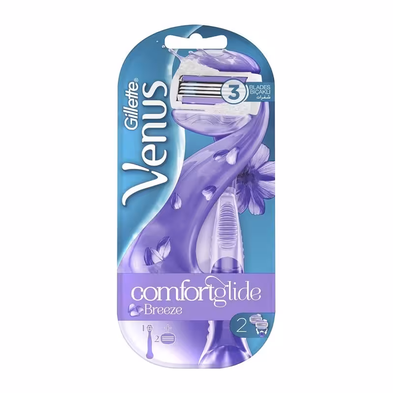خودتراش مدل Comfortglide breeze سری ونوس ژیلت حاوی 2 یدک