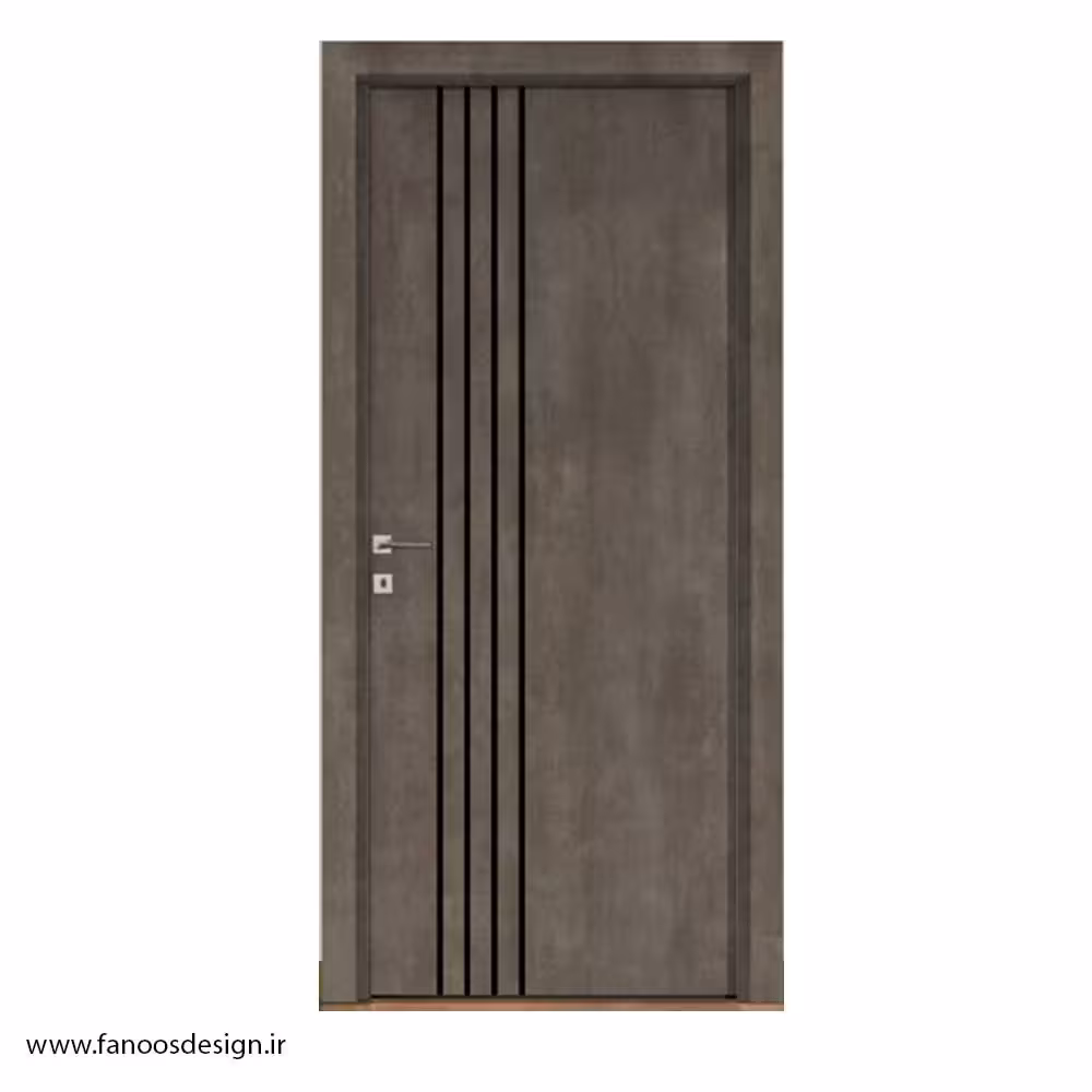 درب ضد آب مدل شیار‌دار مدرن کد 4682