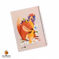 دفتر خط دار حاشیه دار 60 برگ روباه ایمان (iman)