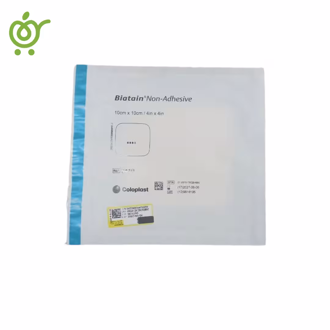 پانسمان فوم بیاتین کلوپلاست 10*10 Biatain Non-Adhesive Coloplast (3410) (تاریخ 2027/06/06) | فروشگاه اینترنتی سیب 115