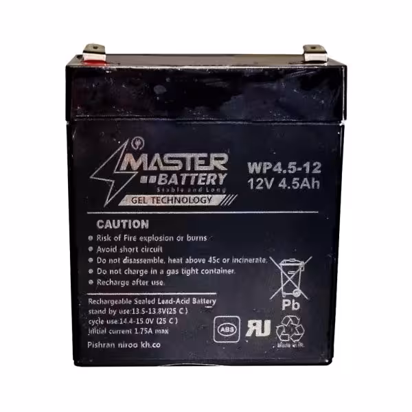 باتری 12 ولت 4.5 آمپر-MASTER
