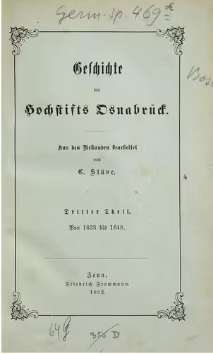 خرید و دانلود نسخه کامل کتاب Geschichte des Hochstifts Osnabrück von 1623 bis 1648