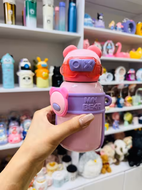 قمقمه خرسی صورتی