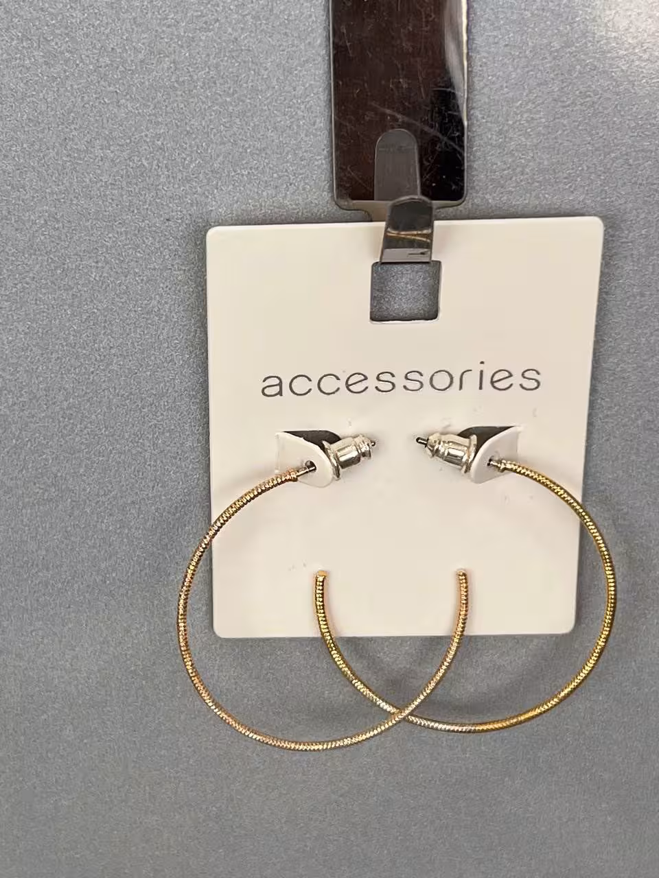 گوشواره مینیمال طلایی حلقه