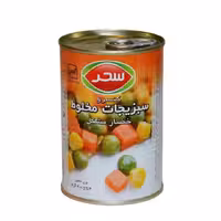 کنسرو سبزیجات مخلوط سحر 410 گرمی
