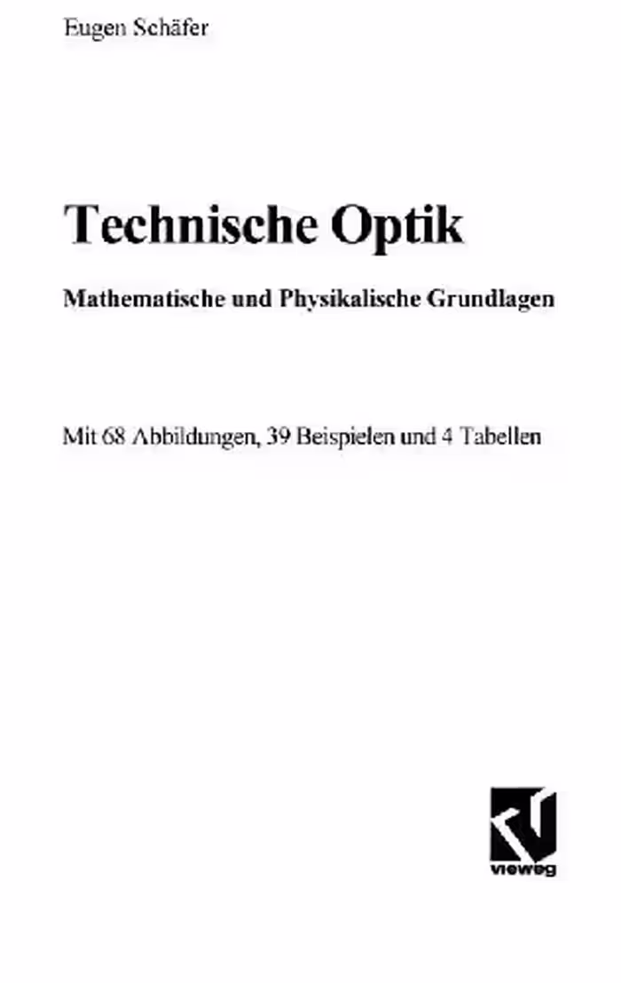 خرید و دانلود نسخه کامل کتاب Technische Optik