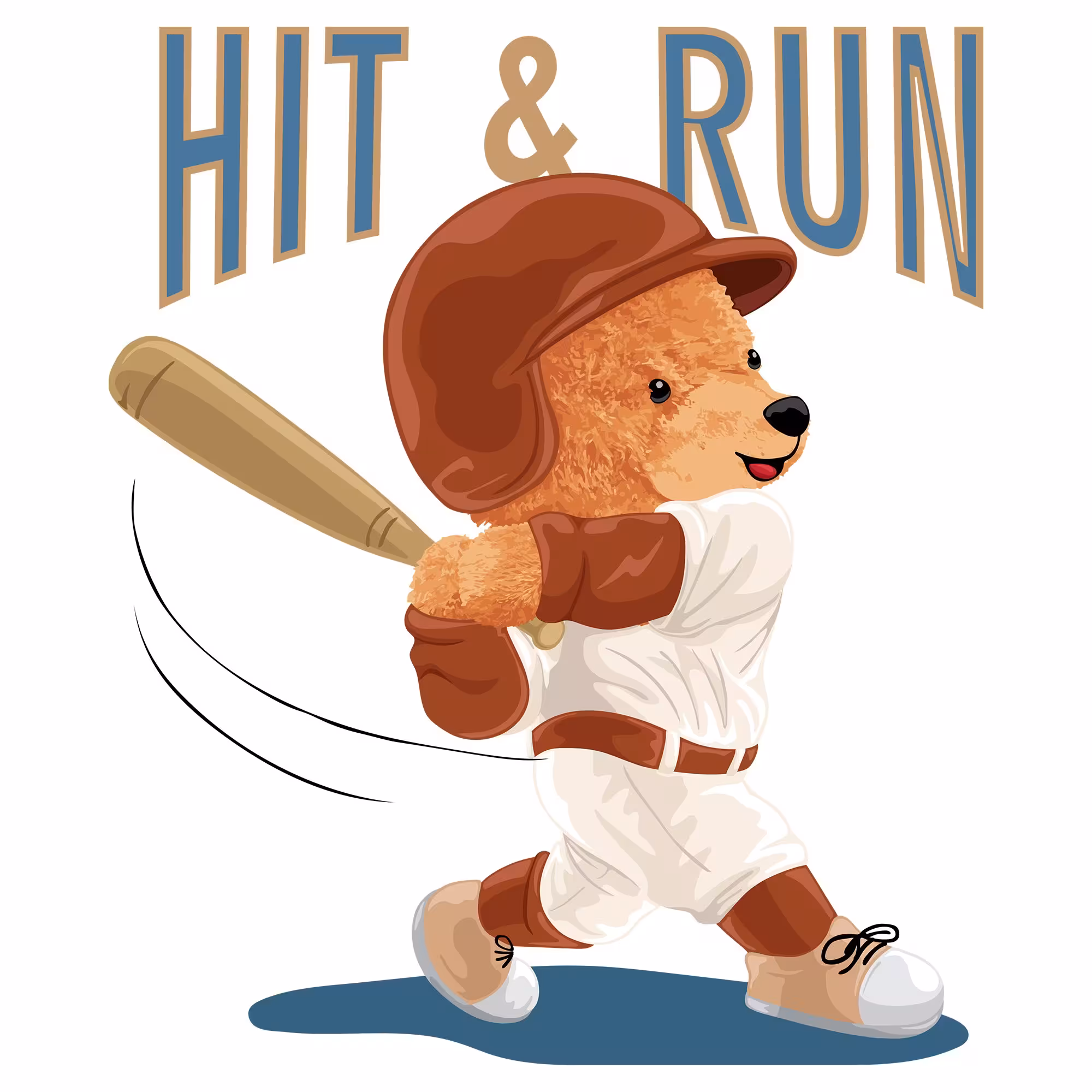 برچسب حرارتی مدل دی تی اف DTF طرح تدی کد H15.57 مجموعه 4 عددی