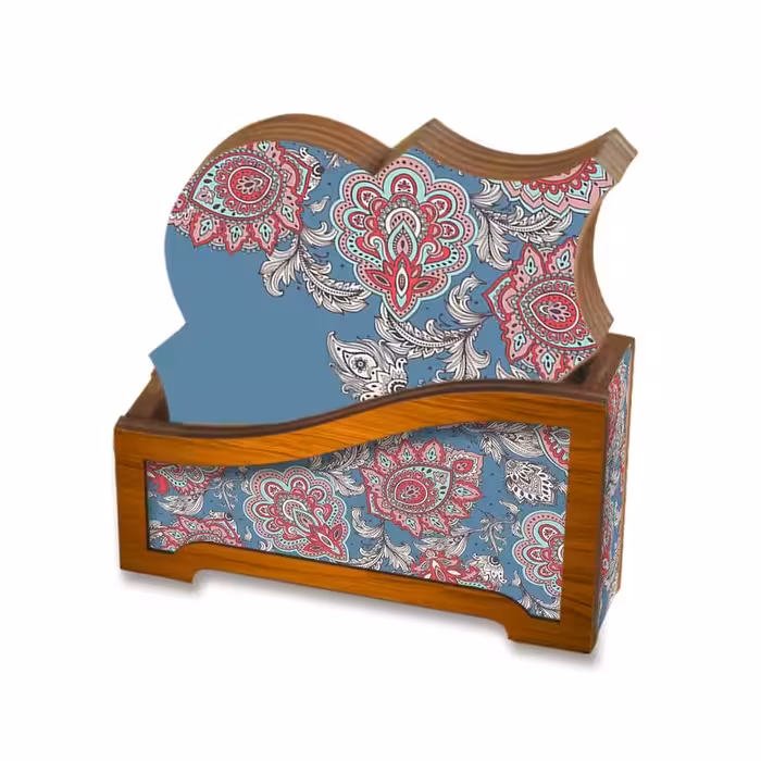 زیر لیوانی لوکسینو مدل ZL1505 بسته 6 عددی | کالا مکس